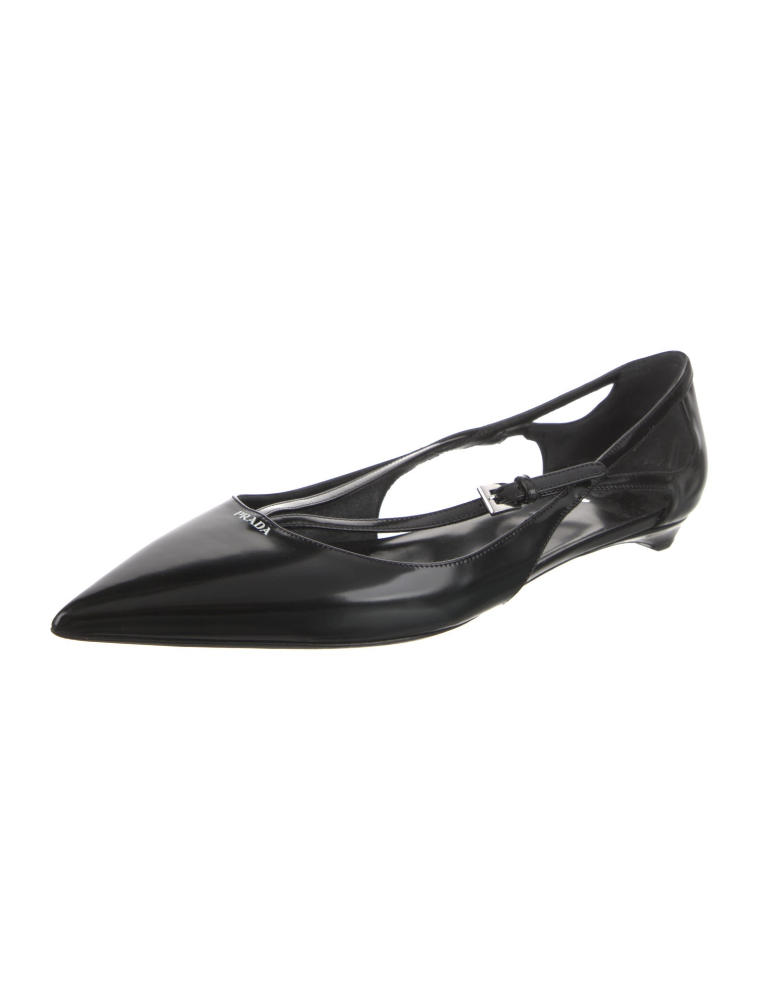 Prada Leather Ballet Flats