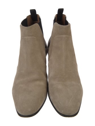 Prada Suede Chelsea Boots