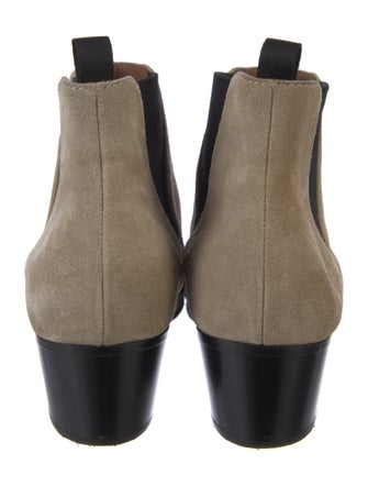 Prada Suede Chelsea Boots
