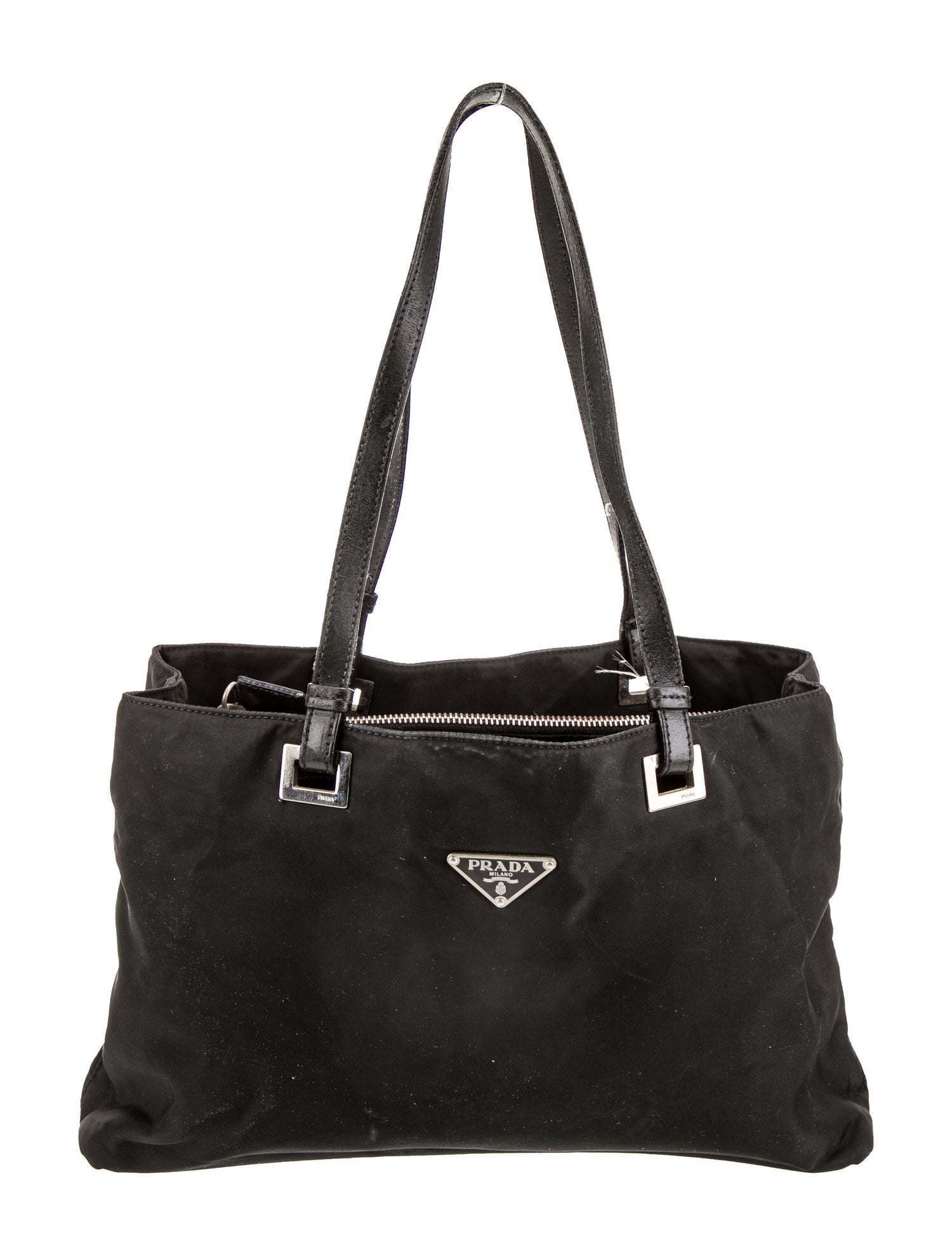Prada Vela Nylon Top Handle Bag