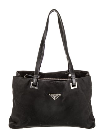 Prada Vela Nylon Top Handle Bag