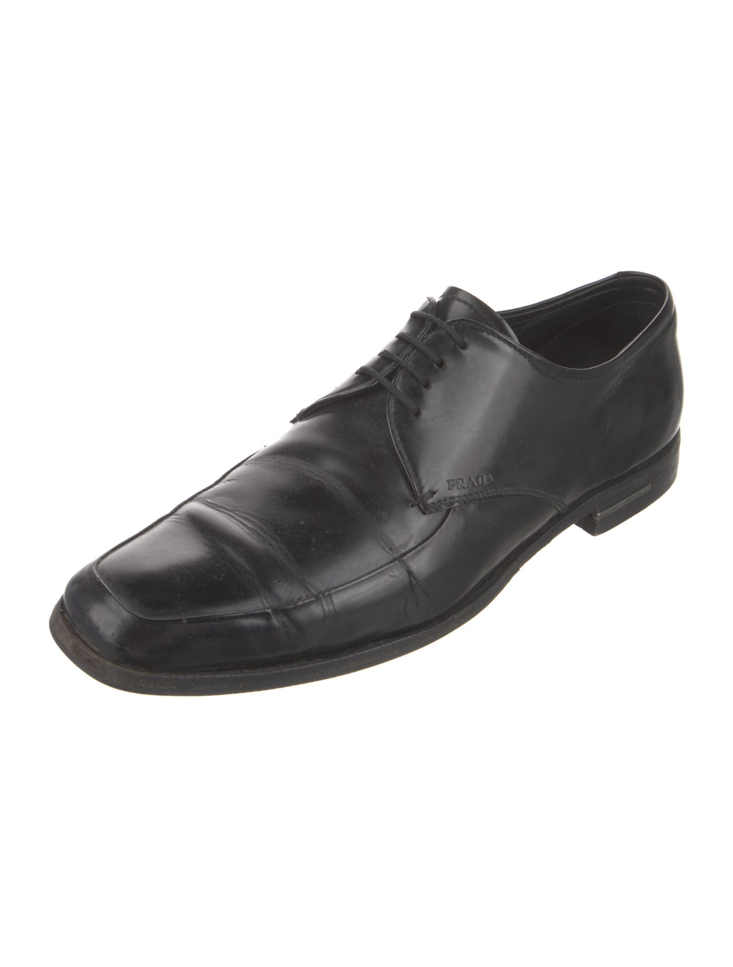 Prada Leather Derby Shoes