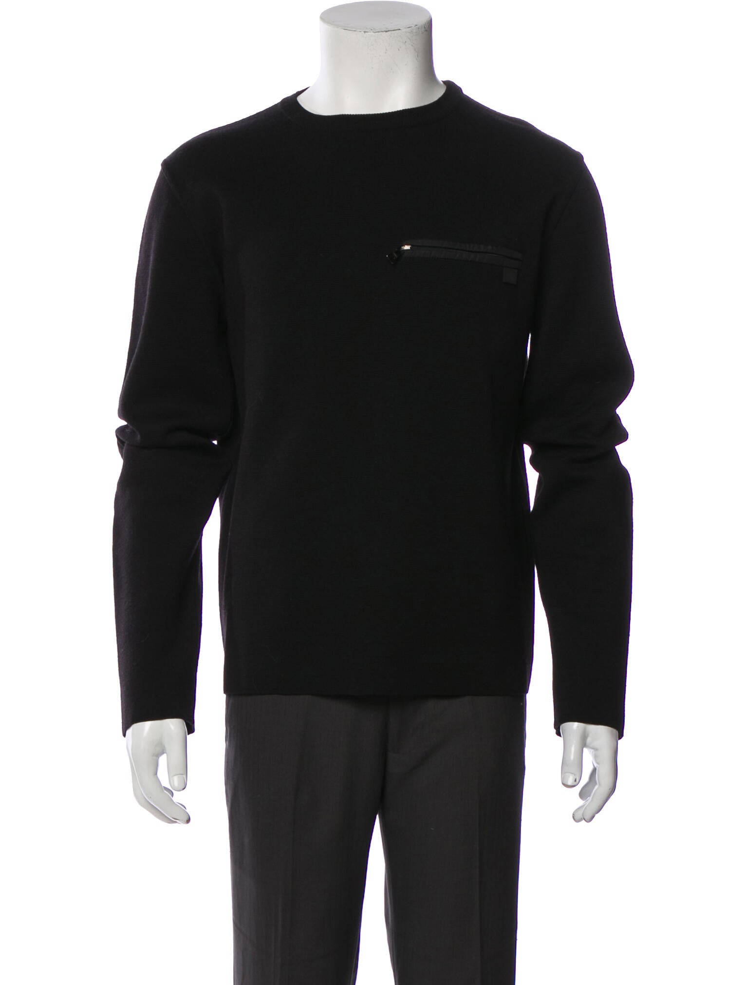 Prada Wool Graphic Print Pullover