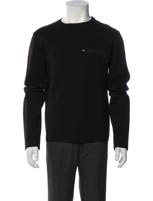 Prada Wool Graphic Print Pullover