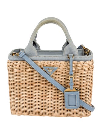 Prada Signature Midollino Small