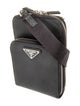 Prada Enameled Metal Triangle Phone