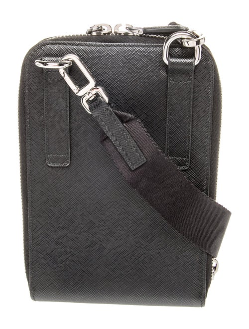 Prada Enameled Metal Triangle Phone