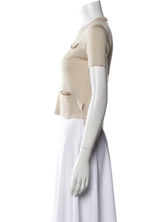 Prada 2023 Virgin Wool Crop Top