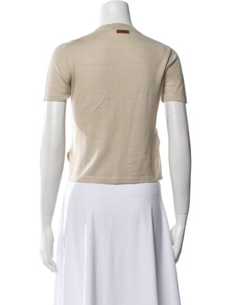 Prada 2023 Virgin Wool Crop Top