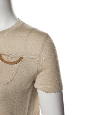 Prada 2023 Virgin Wool Crop Top