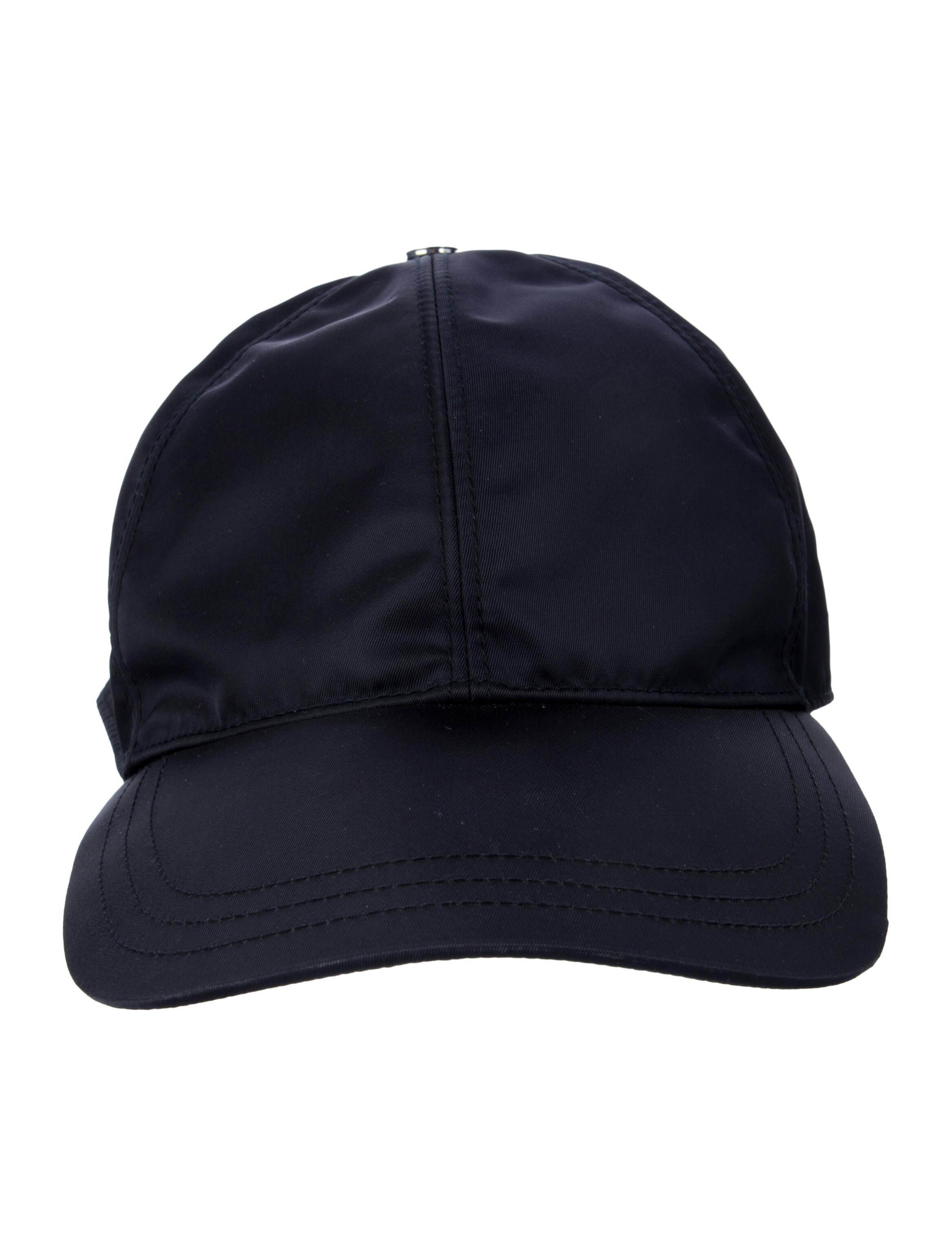 Prada Nylon Logo Baseball Cap