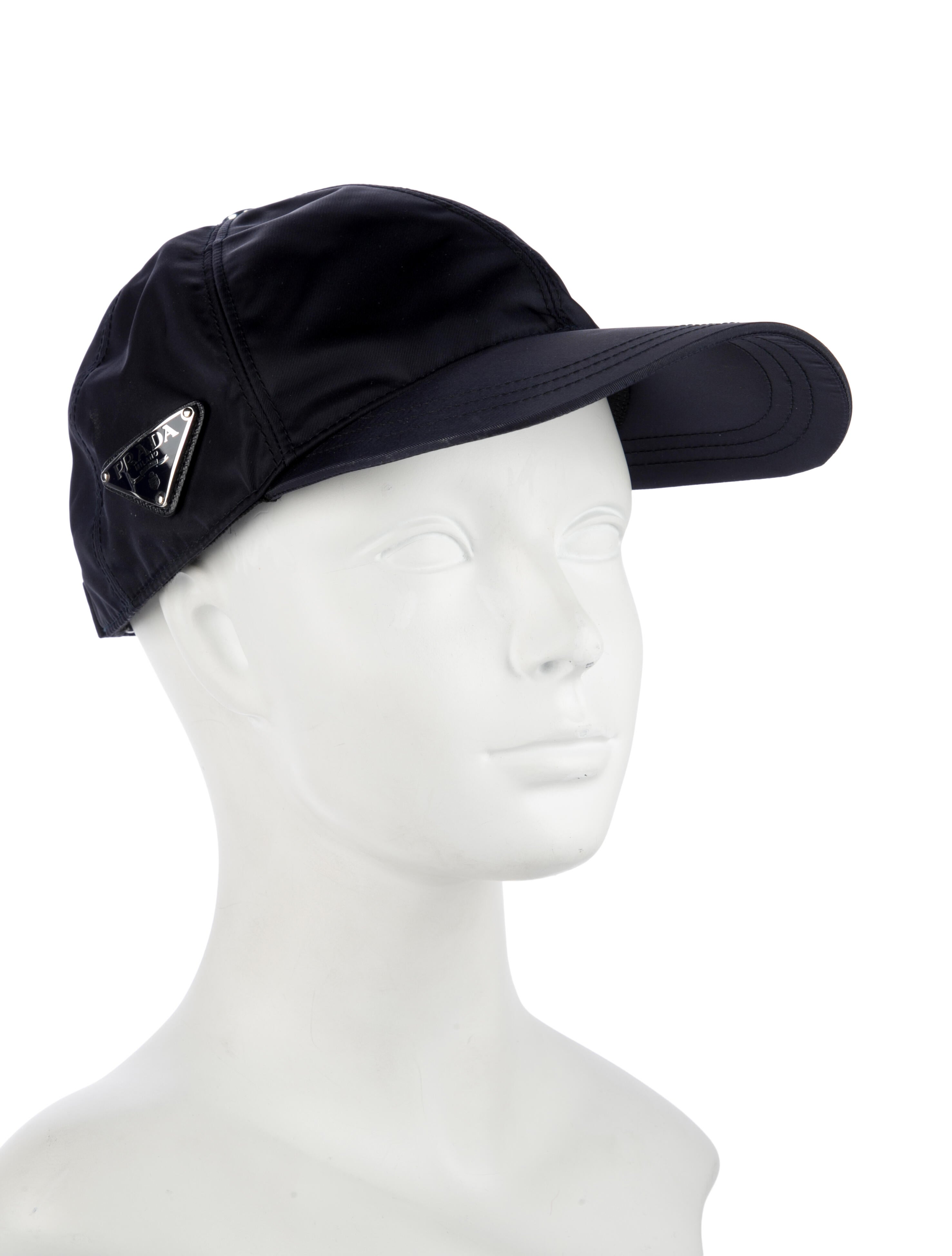Prada Nylon Logo Baseball Cap