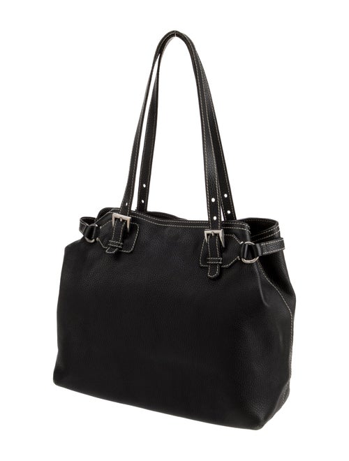 Prada Enameled Metal Triangle Shoulder Bag