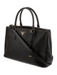 Prada Saffiano Lux Leather Galleria Double Zip