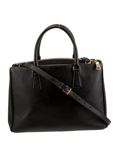Prada Saffiano Lux Leather Galleria Double Zip