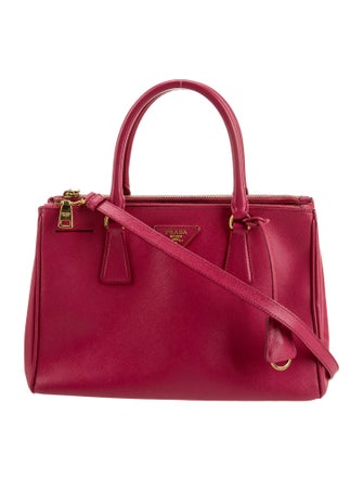 Prada Saffiano Leather Galleria Double Zip