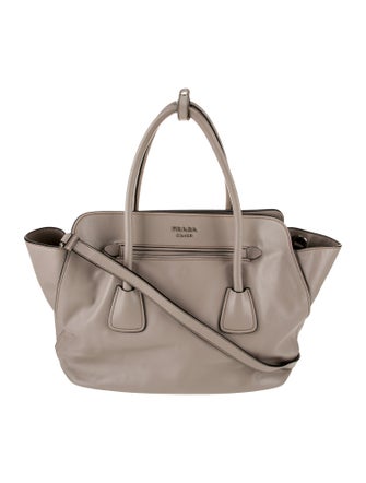 Prada Soft Calf Leather Shoulder Bag