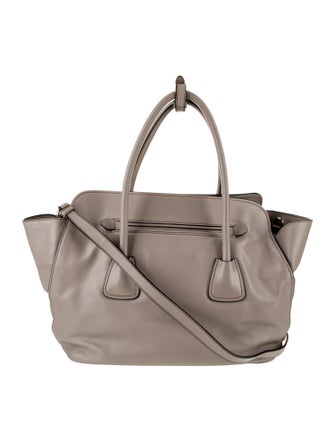 Prada Soft Calf Leather Shoulder Bag