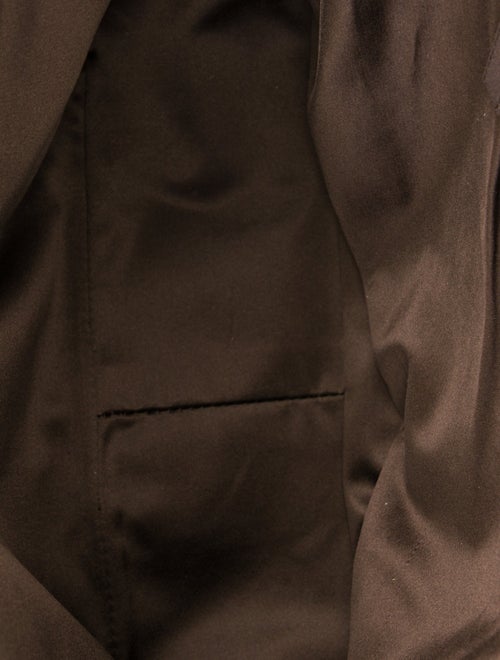 Prada Enameled Metal Triangle Canapa