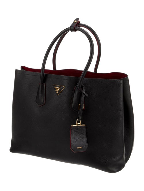 Prada Saffiano Leather Double Bag Medium