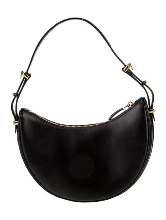 Prada Enameled Metal Triangle Arque Small