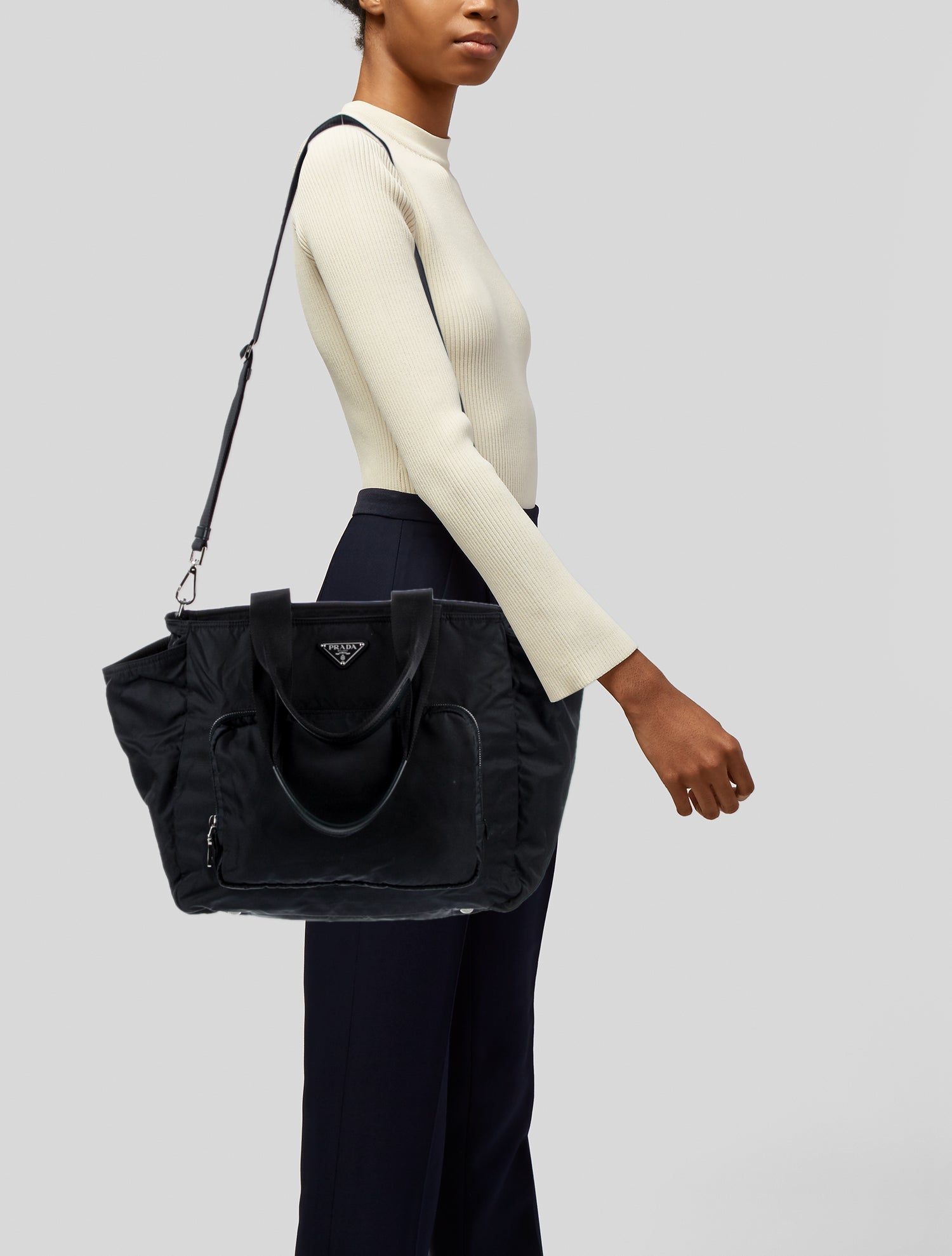 Prada Tessuto Nylon Top Handle Bag