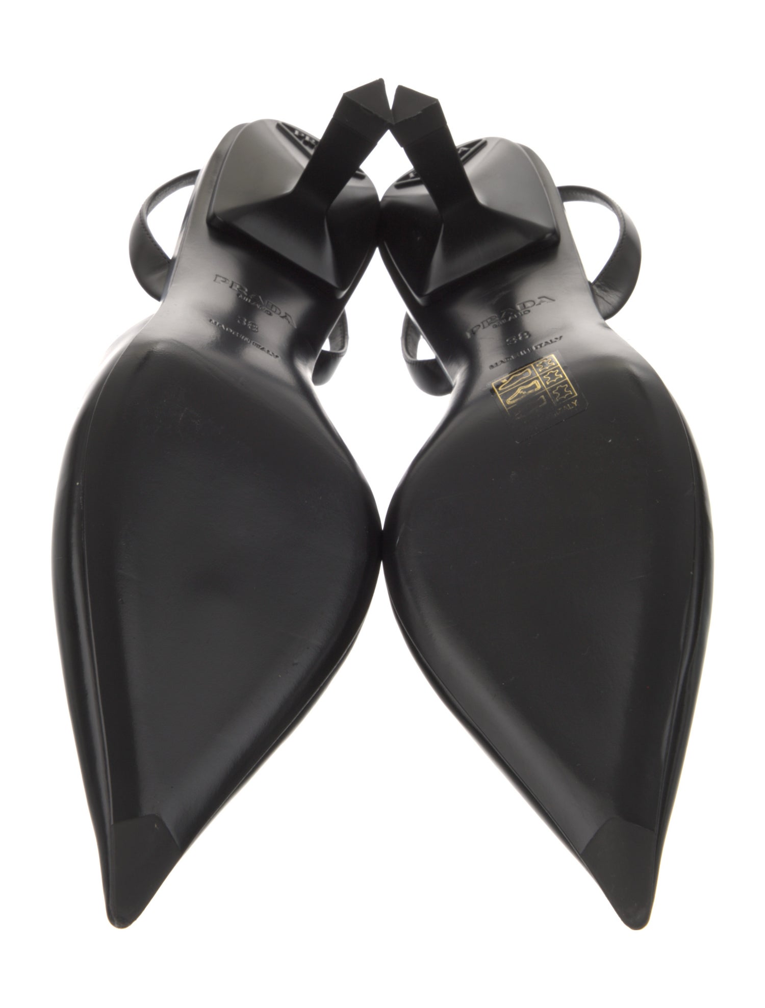 Prada Leather Slingback Pumps