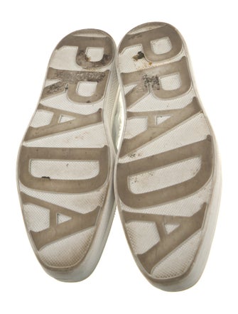 Prada Patent Leather Eyelet Trim Oxfords