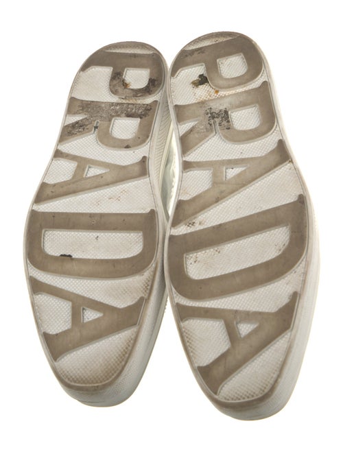 Prada Patent Leather Eyelet Trim Oxfords