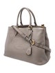 Prada Saffiano Lux Leather Top Handle Bag Medium