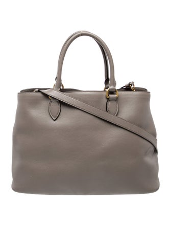 Prada Saffiano Lux Leather Top Handle Bag Medium