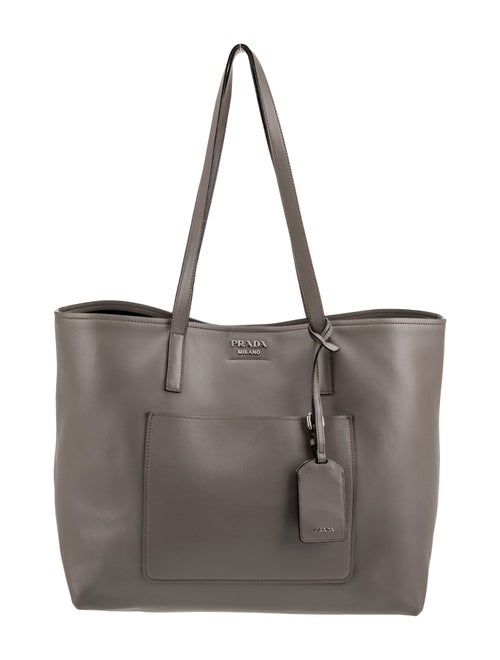 Prada City Calf Leather Tote