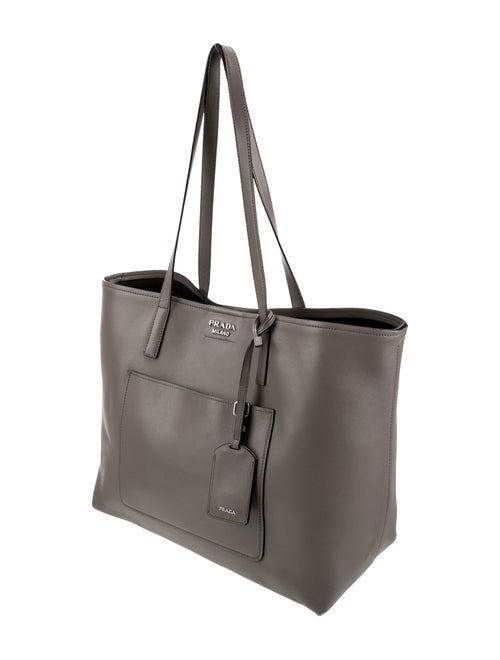 Prada City Calf Leather Tote