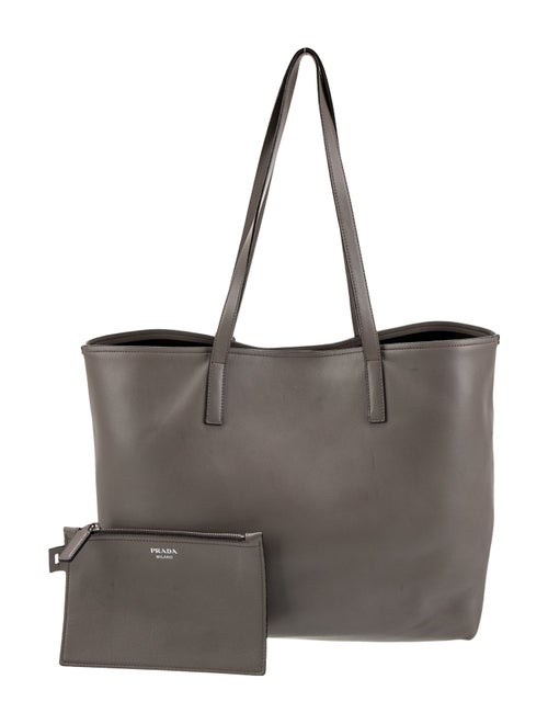 Prada City Calf Leather Tote