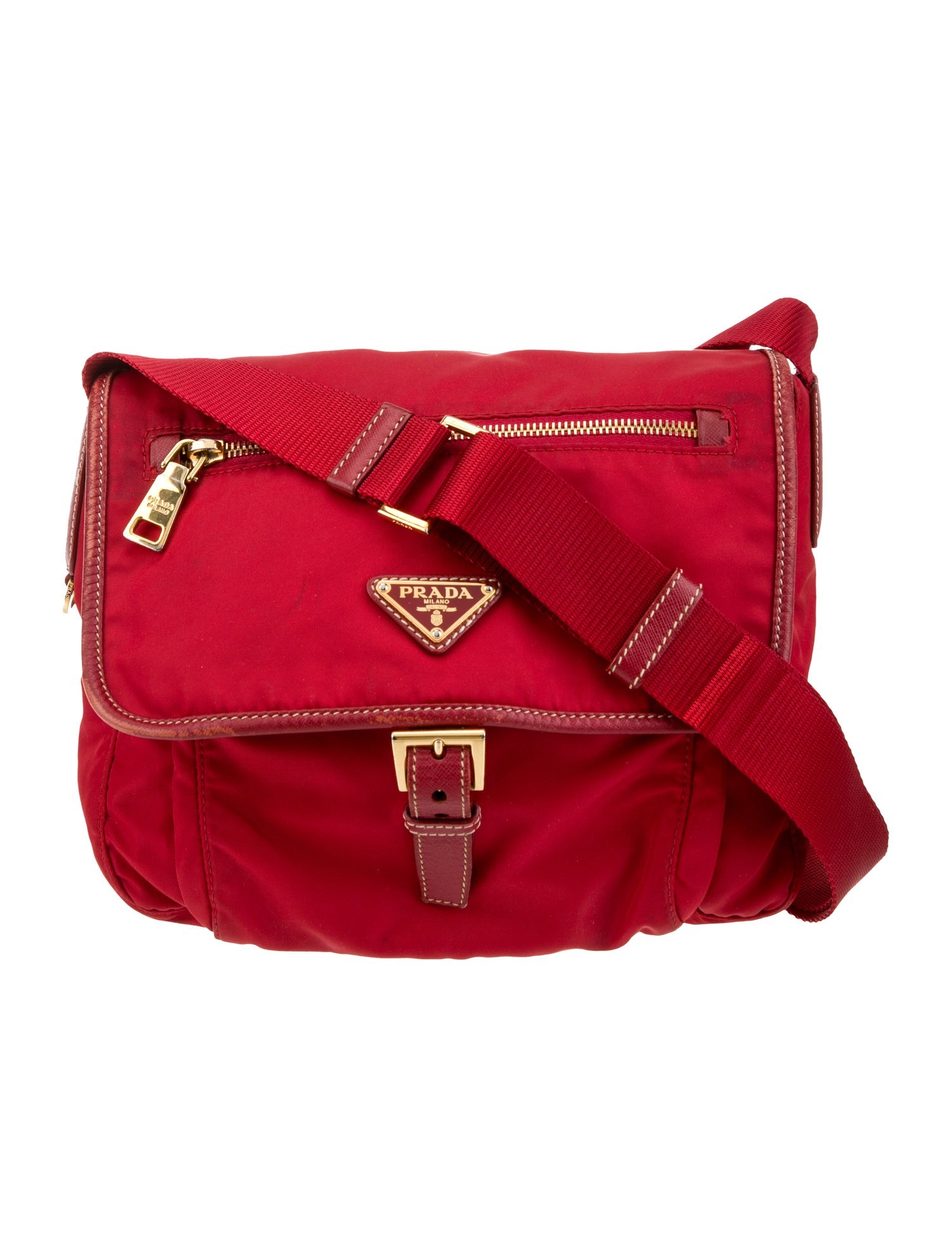 Prada Tessuto Nylon Messenger Bag