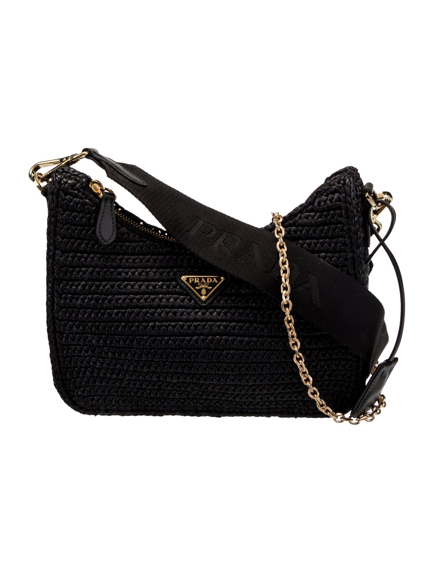 Prada Enameled Metal Triangle Re-Edition 2005