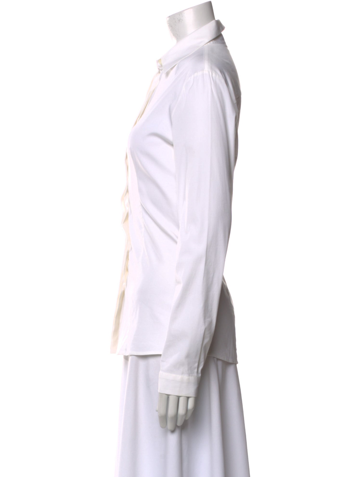 Prada 2010's Long Sleeve Button-Up Top