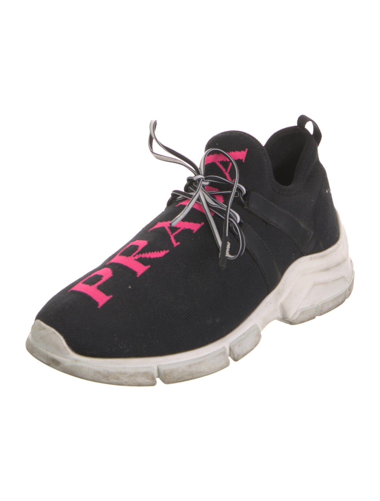 Prada Graphic Print Athletic Sneakers