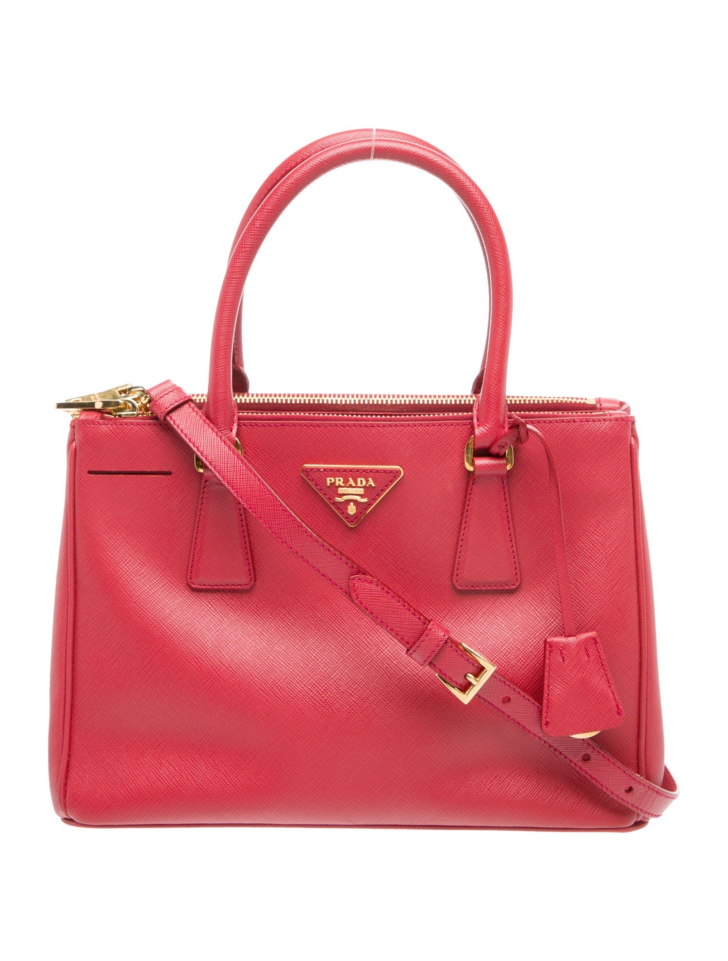 Prada Saffiano Leather Galleria Double Zip Medium