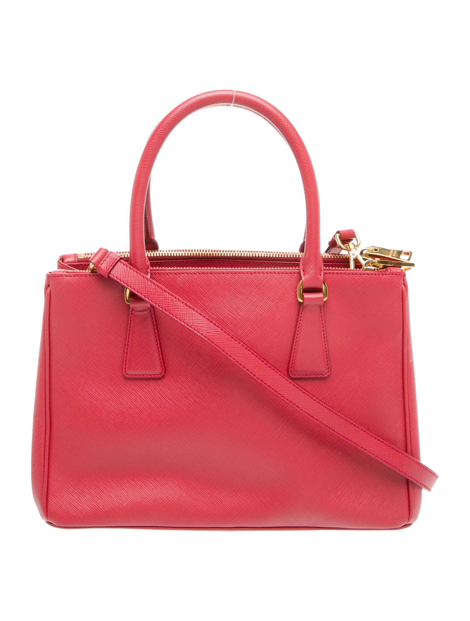 Prada Saffiano Leather Galleria Double Zip Medium