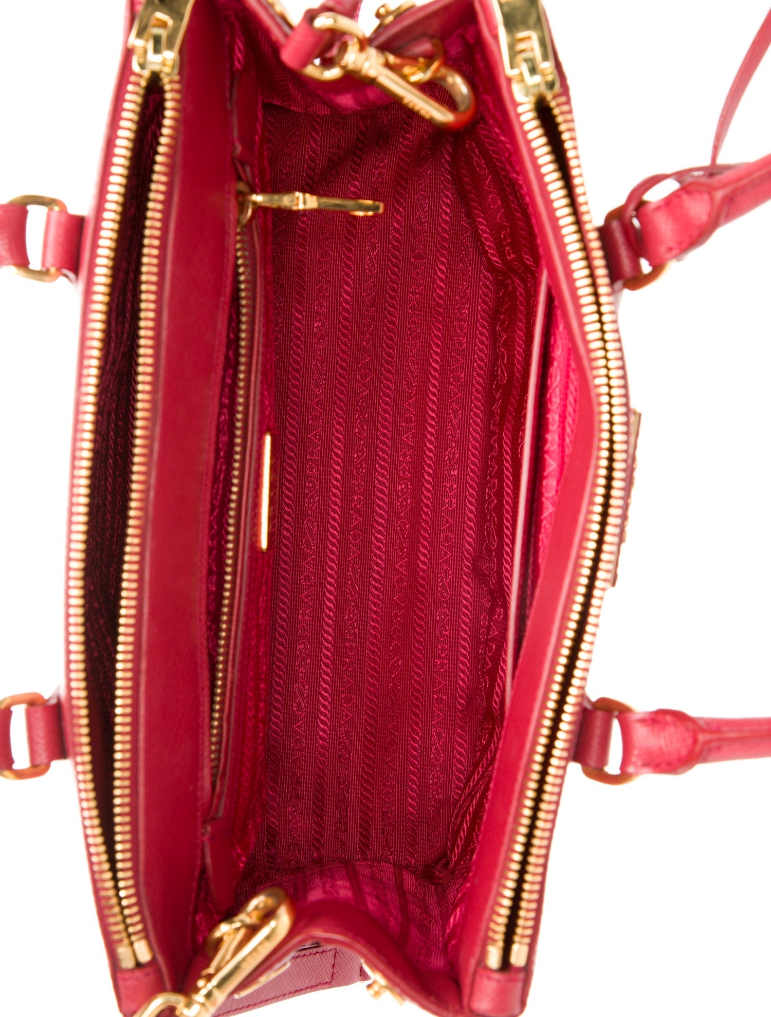 Prada Saffiano Leather Galleria Double Zip Medium