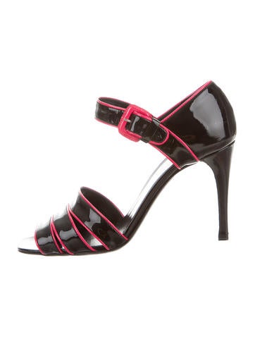 Prada Patent Leather Sandals