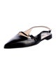 Prada Leather Slingback Flats