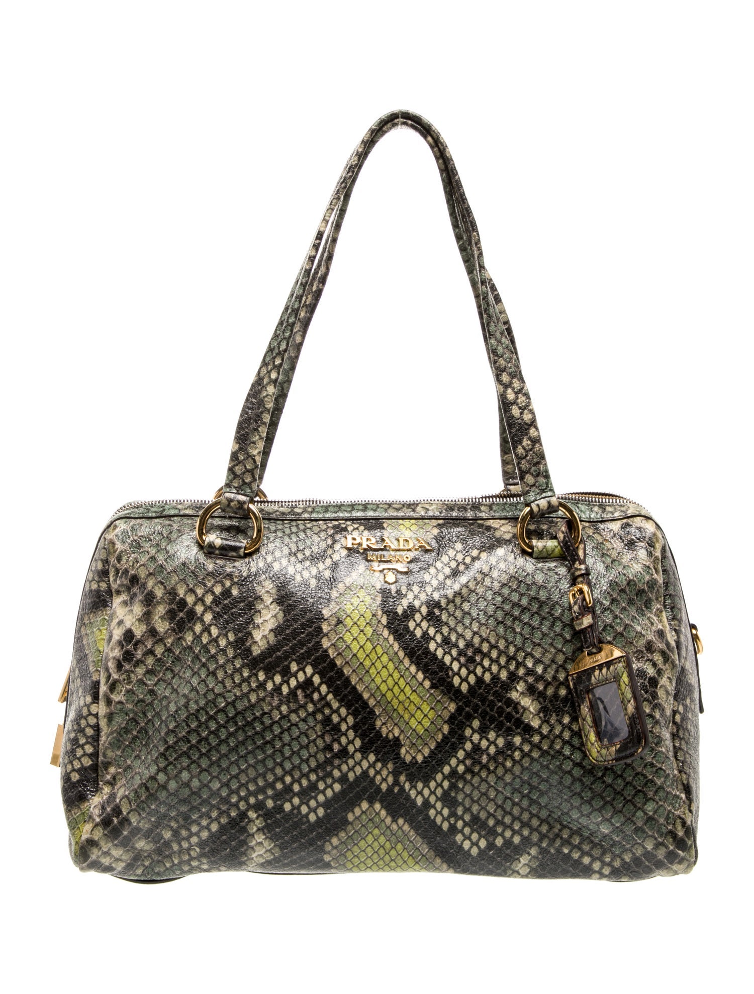 Prada Cervo Lux Leather Shoulder Bag