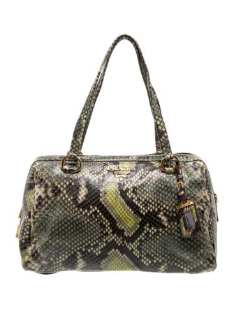 Prada Cervo Lux Leather Shoulder Bag