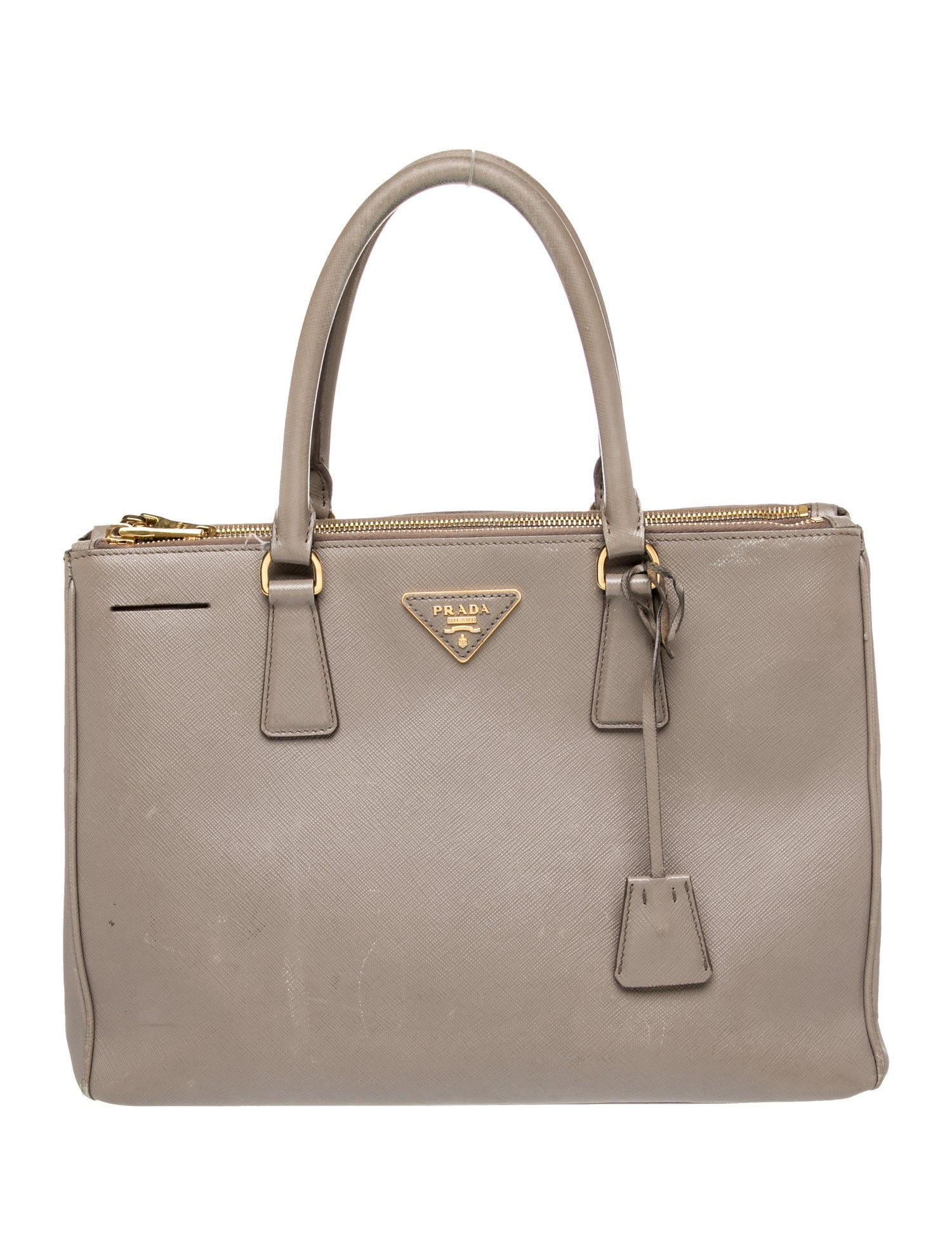Prada Saffiano Lux Leather Galleria Double Zip Large