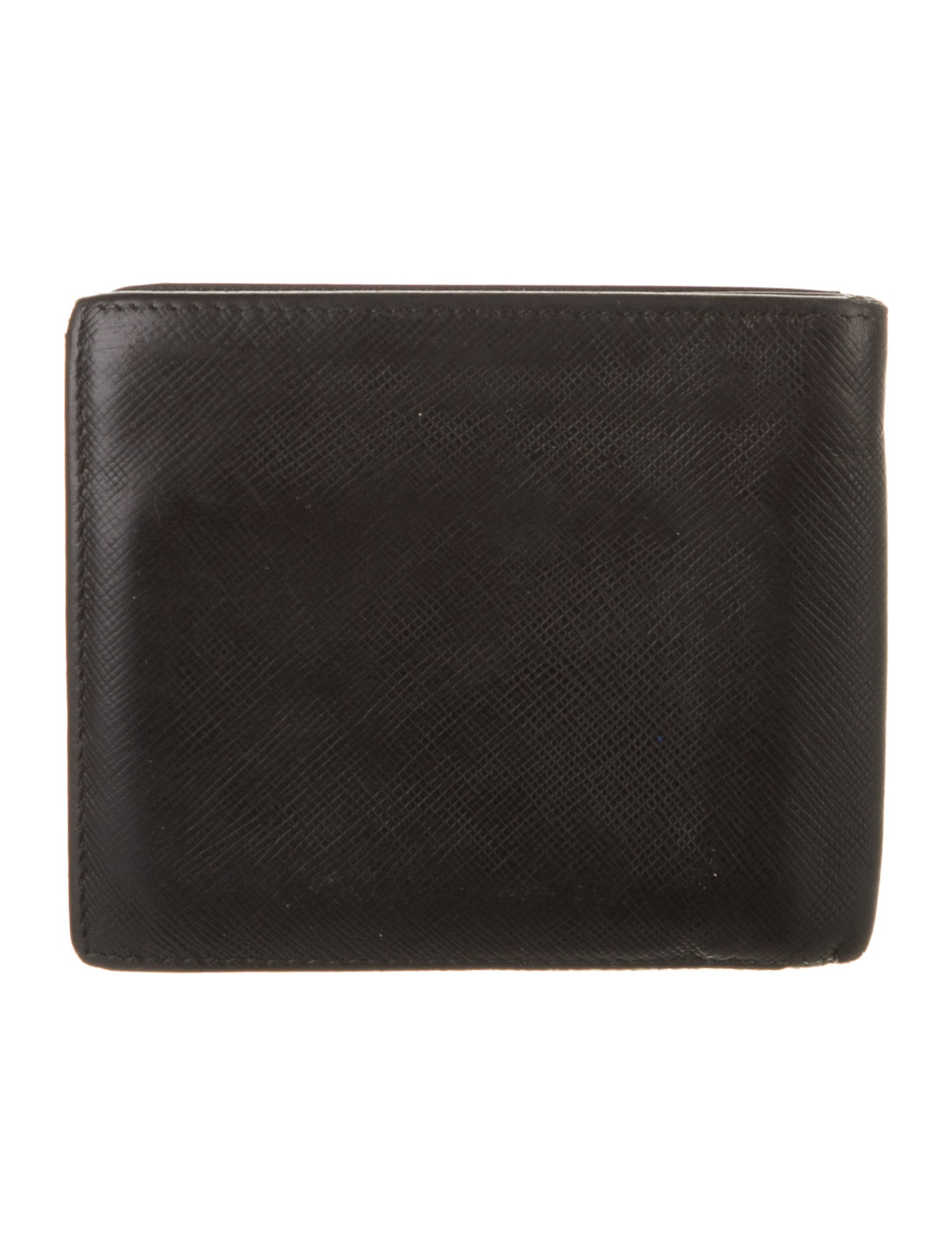 Prada Saffiano Metal Leather Bifold Wallet