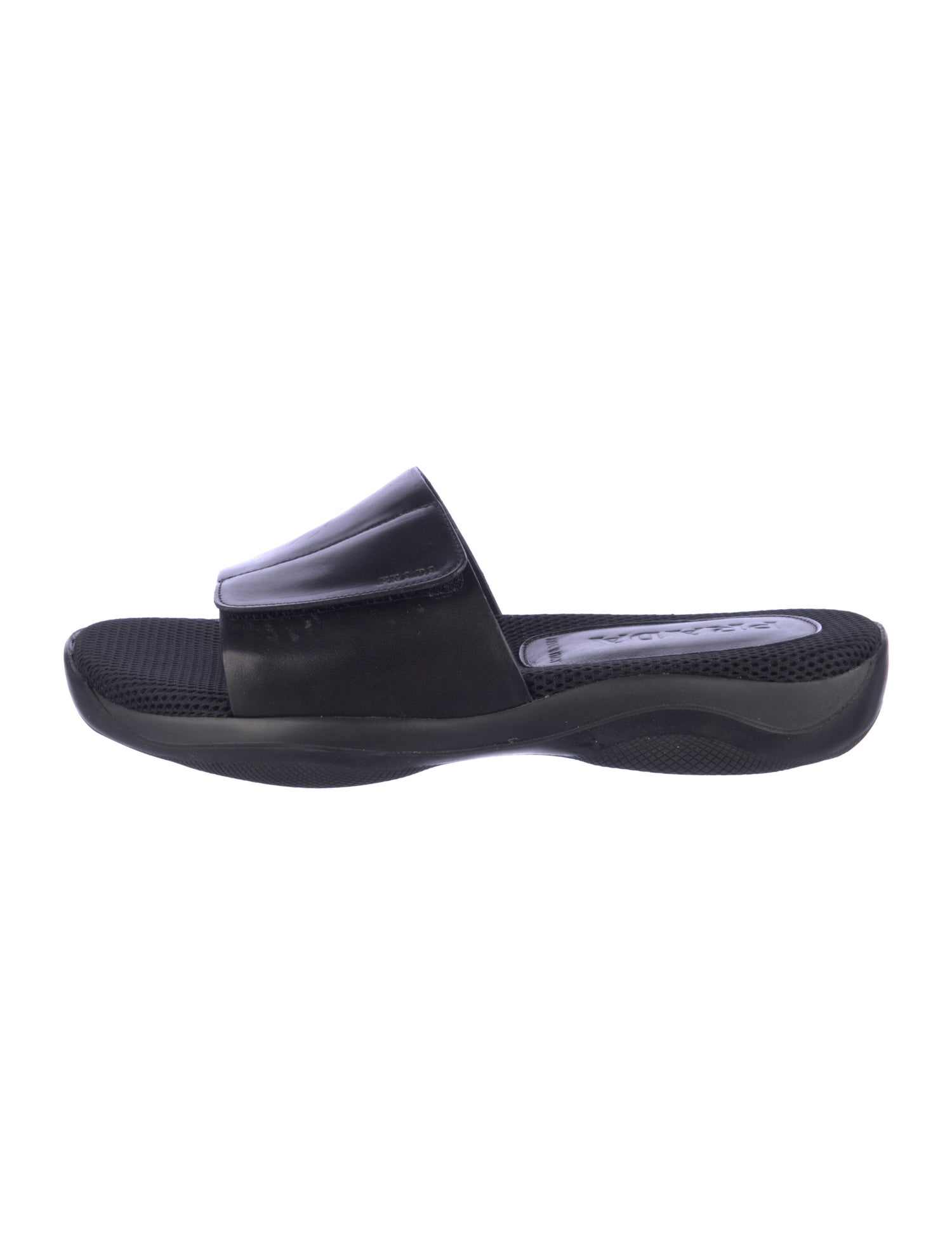 Prada Leather Slides