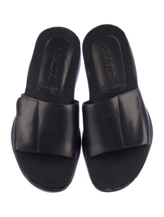 Prada Leather Slides