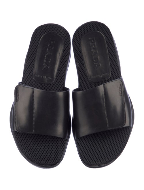 Prada Leather Slides